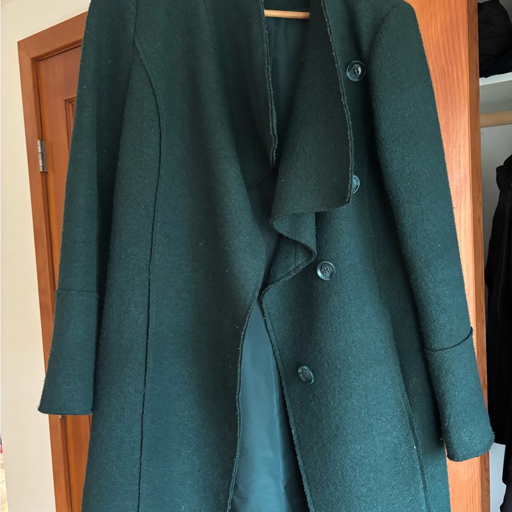 Halogen Dark Green Coat